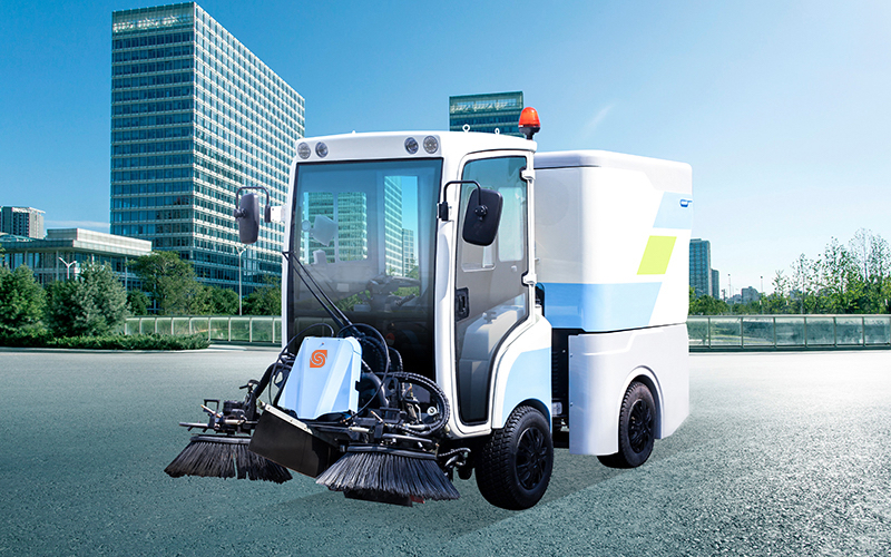 Smart Electric Road Sweeper